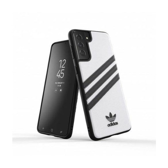 Adidas OR Moulded Case PU SS21 G996 Samsung S21+ fekete/fehér tok