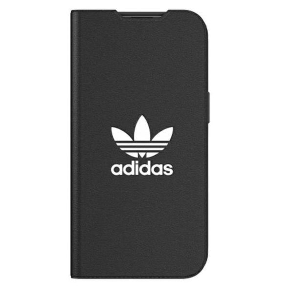 Adidas OR Booklet Case BASIC iPhone 13 / 14 / 15 6,1" fekete-fehér tok 