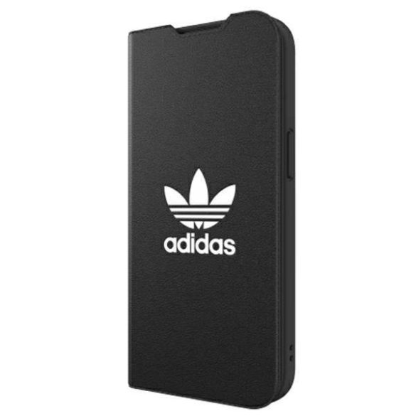 Adidas OR Booklet Case BASIC iPhone 13 / 14 / 15 6,1" fekete-fehér tok 