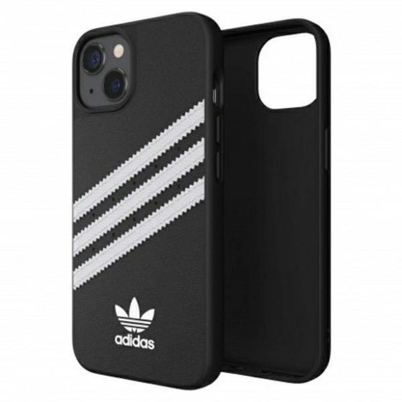 Adidas OR formázott tok PU iPhone 13 / 14 / 15 6.1" fekete 47093