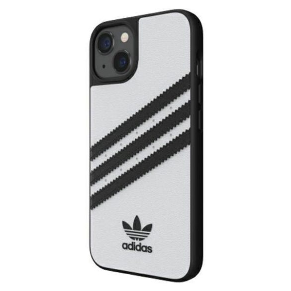 Adidas OR formázott tok PU iPhone 13 / 14 / 15 6.1" fehér 47094