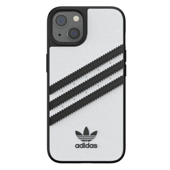 Adidas OR formázott tok PU iPhone 13 / 14 / 15 6.1" fehér 47094