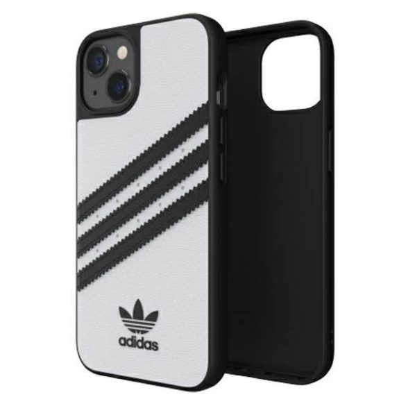 Adidas OR formázott tok PU iPhone 13 / 14 / 15 6.1" fehér 47094