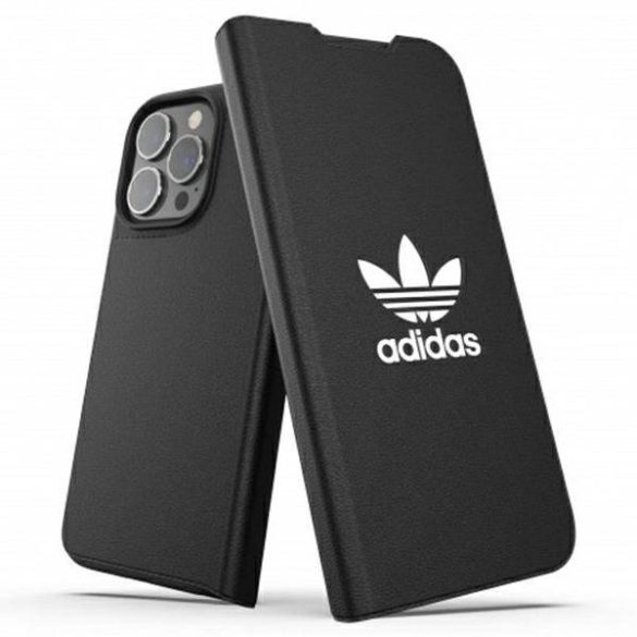 Adidas OR könyvtok BASIC iPhone 13 Pro / 13 6,1" fekete/fehér