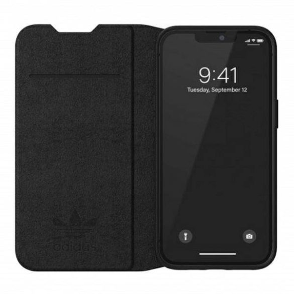 Adidas OR könyvtok BASIC iPhone 13 Pro / 13 6,1" fekete/fehér