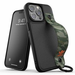   Adidas OR kézi pántos tok iPhone 13 Pro /13 6,1" fekete-zöld 47111