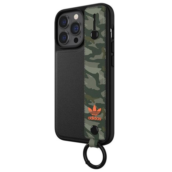 Adidas OR kézi pántos tok iPhone 13 Pro /13 6,1" fekete-zöld 47111