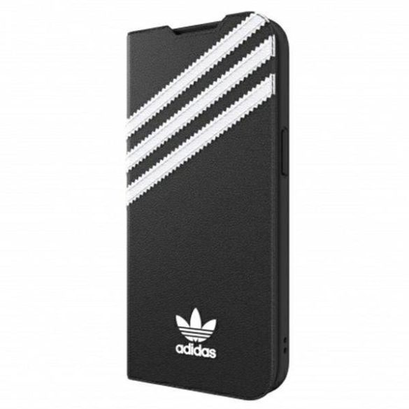 Adidas OR könyvtok PU iPhone 13 Pro / 13 6,1" fekete/fehér
