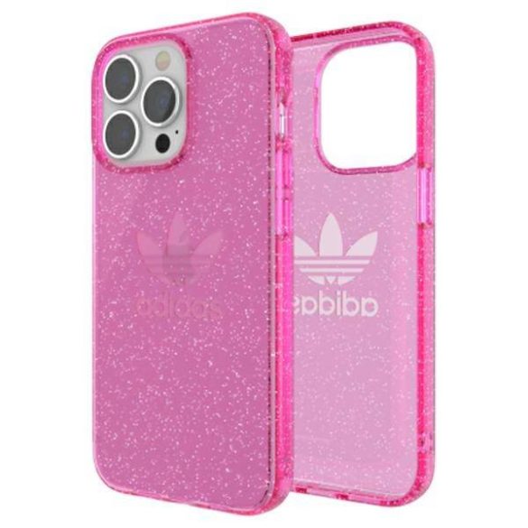 Adidas OR Protective iPhone 13 Pro / 13 6,1" Glitter rózsaszín tok