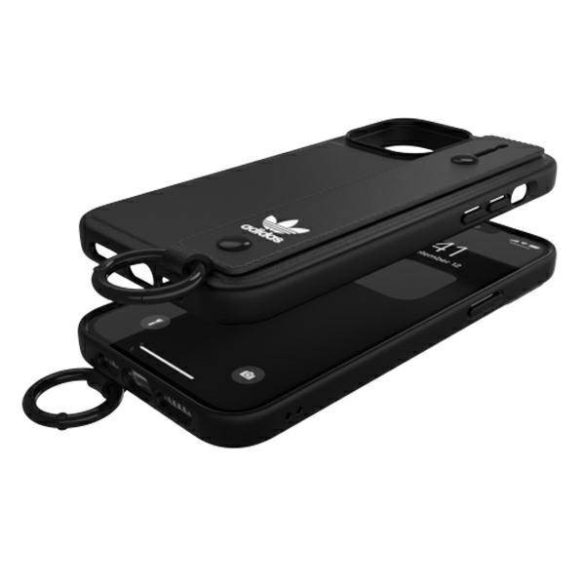 Adidas OR Hand Strap Case iPhone 13 Pro Max 6,7" fekete tok+pánt
