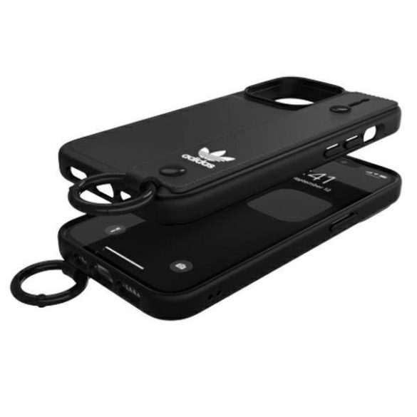 Adidas OR Hand Strap Case iPhone 13 Pro /13 6,1" fekete tok+pánt