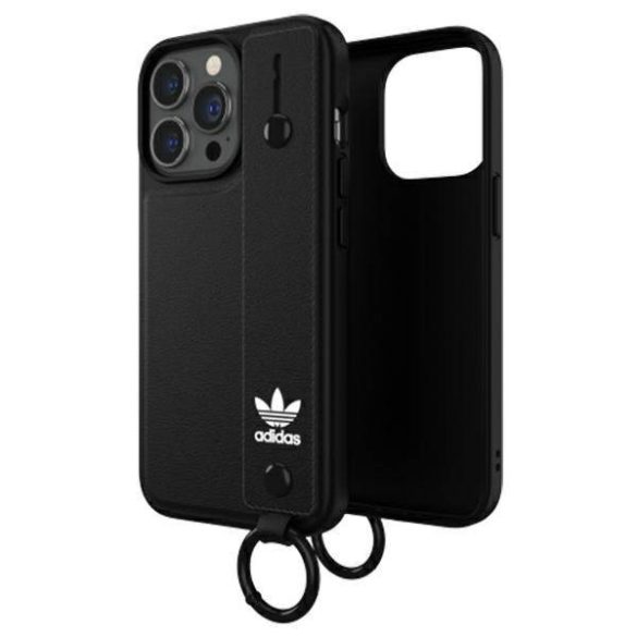 Adidas OR Hand Strap Case iPhone 13 Pro /13 6,1" fekete tok+pánt