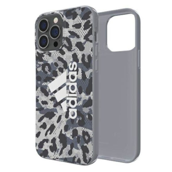 Adidas OR Snap Case Leopard iPhone 13 Pro / 13 6,1" szürke tok