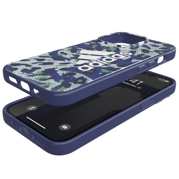 Adidas OR Snap Case Leopard iPhone 13/13 Pro 6,1" kék 47260 tok