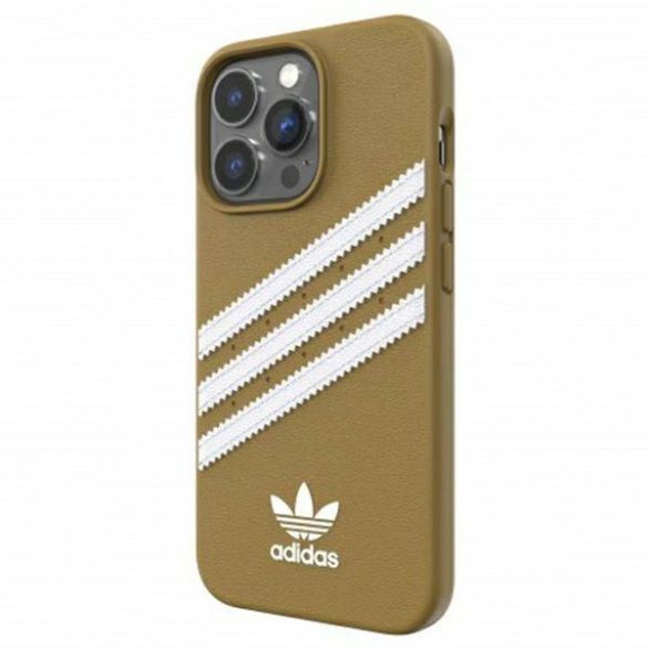 Adidas OR Moulded PU iPhone 13 Pro / 13 6,1" bézs/arany tok