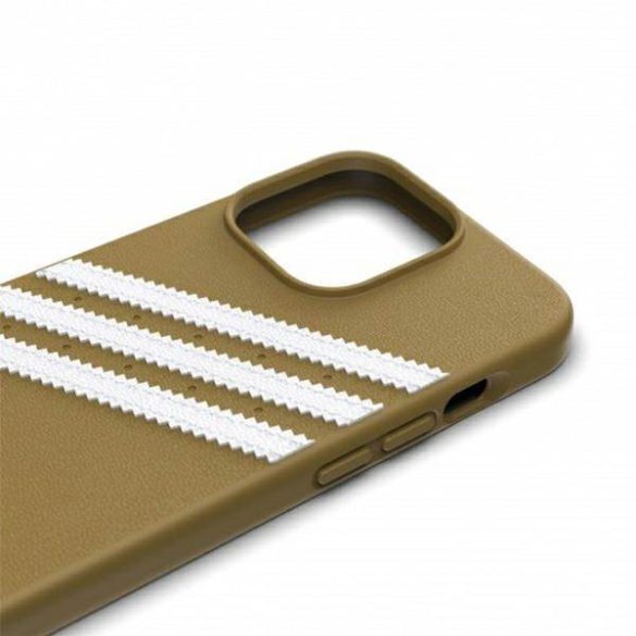 Adidas OR Moulded PU iPhone 13 Pro / 13 6,1" bézs/arany tok