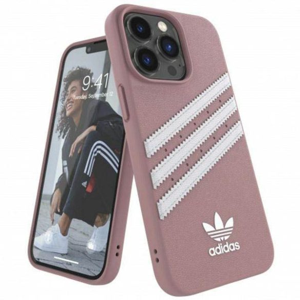 Adidas OR Moulded Case PU iPhone 13 Pro / 13 6,1" rózsaszín tok