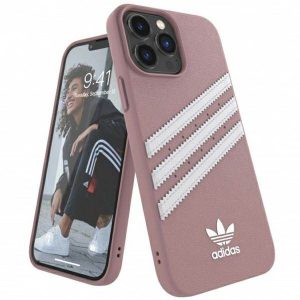 Adidas OR Moulded Case PU iPhone 13 Pro Max 6,7" rózsaszín tok