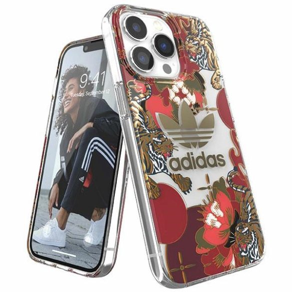 Adidas OR Snap tok AOP CNY iPhone 13/ 13 Pro piros 47813