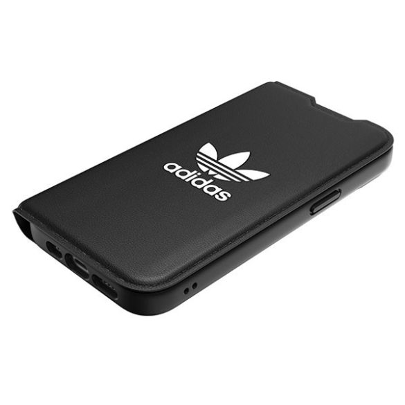 Adidas OR füzet tok BASIC iPhone 14 / 15 / 13 6.1" fekete-fehér 50181