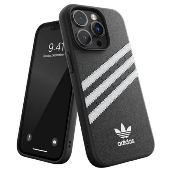 Adidas OR Moulded Case PU iPhone 14 Pro 6,1" fekete tok