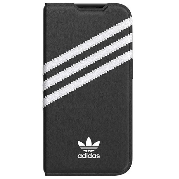 Adidas OR Booklet Case PU iPhone 14 Pro fekete fehér 50196 tok