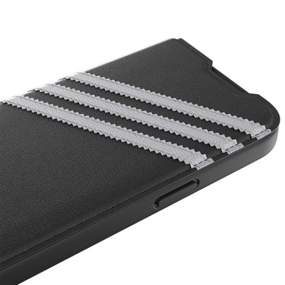 Adidas OR Booklet Case PU iPhone 14 Pro fekete fehér 50196 tok