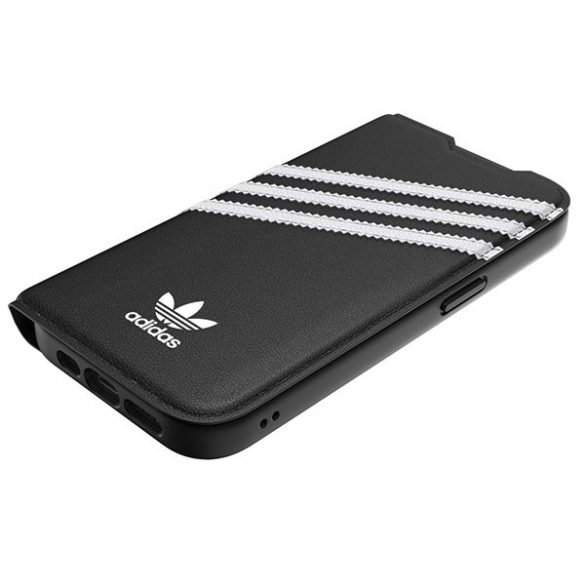 Adidas OR Booklet Case PU iPhone 14 Pro fekete fehér 50196 tok