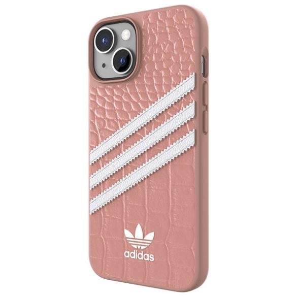 Adidas OR Samba Alligátor iPhone 14 / 15 / 13 6.1" lila-fehér tok
