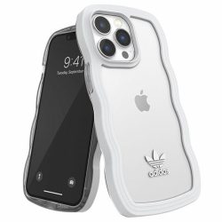   Adidas OR Wavy tok iPhone 13 Pro /13 6,1" fehér-transzparens 51903