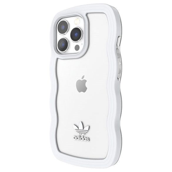 Adidas OR Wavy tok iPhone 13 Pro /13 6,1" fehér-transzparens 51903