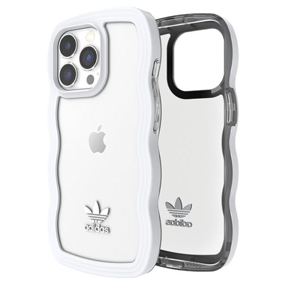 Adidas OR Wavy tok iPhone 13 Pro /13 6,1" fehér-transzparens 51903