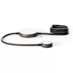   Zens Pro 2 2az1-ben vezeték nélküli töltő + Apple Watch Qi2 15W USB-C - fekete