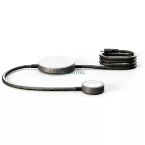 Zens Pro 2 2az1-ben vezeték nélküli töltő + Apple Watch Qi2 15W USB-C - fekete