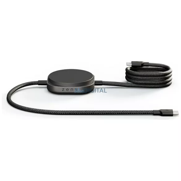 Zens Pro 2 Qi2 15W vezeték nélküli töltő (USB-C/USB-C) - fekete