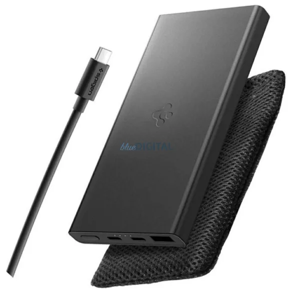 Spigen Essential EA2210 powerbank 10000mAh 22.5W - fekete