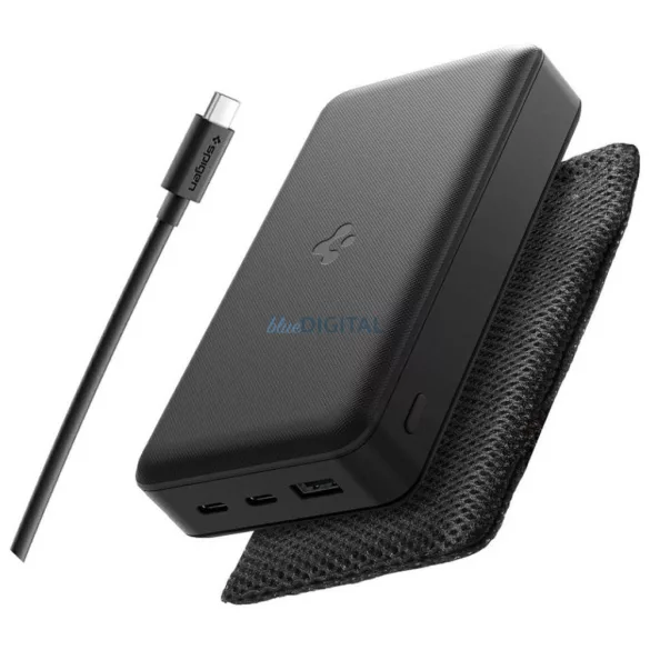 Spigen Essential EA3030 powerbank 30000mAh 30W - fekete