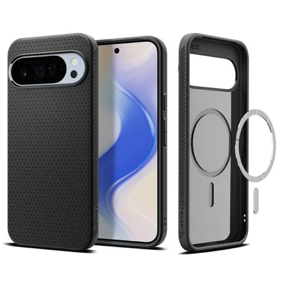 Spigen Liquid Air MAG MagSafe tok a Google Pixel 10 Pro XL számára fekete
