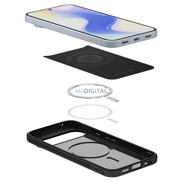 Spigen Liquid Air MAG MagSafe tok a Google Pixel 10 Pro XL számára fekete