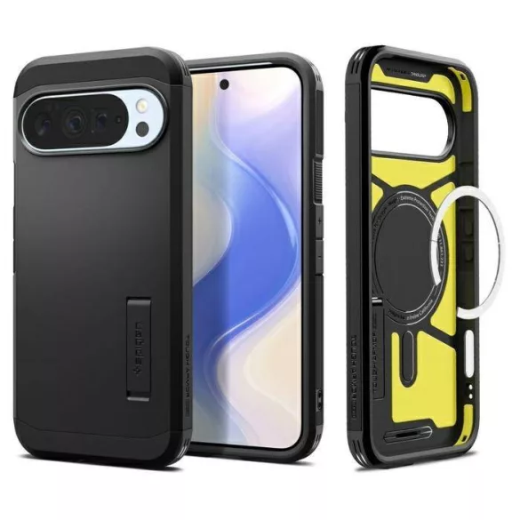 Spigen Tough Armor MAG MagSafe tok a Google Pixel 10 Pro XL számára fekete
