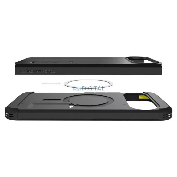 Spigen Tough Armor MAG MagSafe tok a Google Pixel 10 Pro XL számára fekete