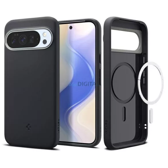 Spigen Nano Pop MagSafe tok a Google Pixel 10 Pro XL számára fekete