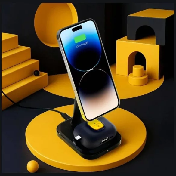 pigen Nano Pop tok Apple AirPods Pro 3 készülékhez, tengerészkék
