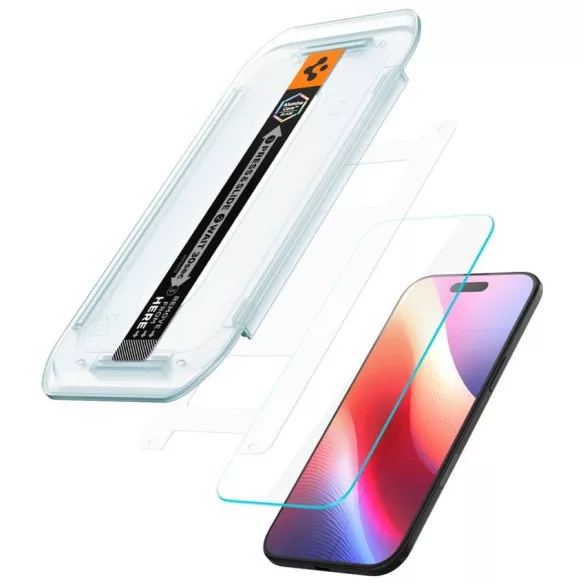 Spigen Glas.TR "EZ FIT" edzett üveg iPhone Airhez 2db átlátszó
