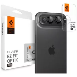   Spigen Optik Pro Glas. TR "EZ FIT" kamera lencse üveg iPhone Air 2 db. Fekete