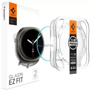 Spigen Glas.TR EZ FIT edzett üveg Samsung Galaxy Watch 8 40 mm-es modellhez