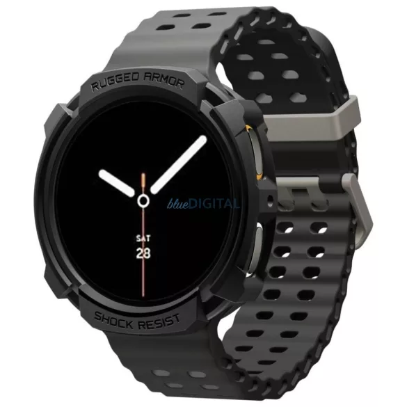 Spigen Rugged Armor tok Samsung Galaxy Watch 8 44mm - fekete