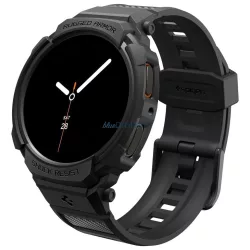   Pasek Spigen Rugged Armor Pro tok Samsung Galaxy Watch 8 44 mm-es modellhez, fekete