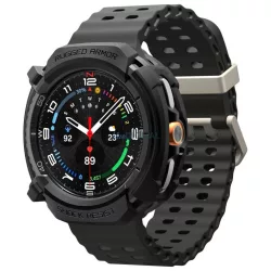  Spigen Rugged Armor tok Samsung Galaxy Watch 8 Classic 46mm - fekete