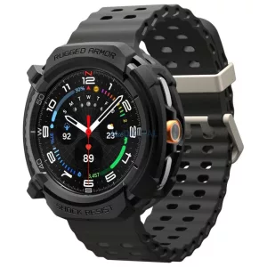 Spigen Rugged Armor tok Samsung Galaxy Watch 8 Classic 46mm - fekete